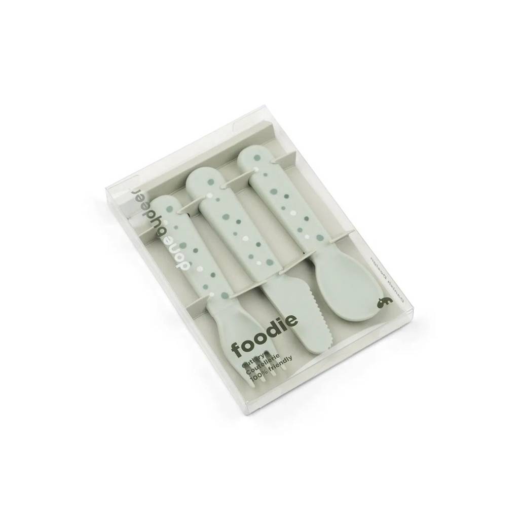 Foodie Cutlery Set - Happy Dots