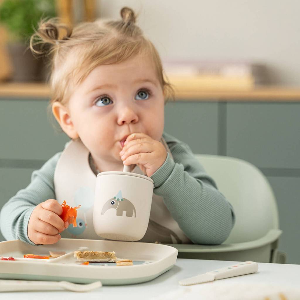 Silicone Straw Cup (2) - Playground