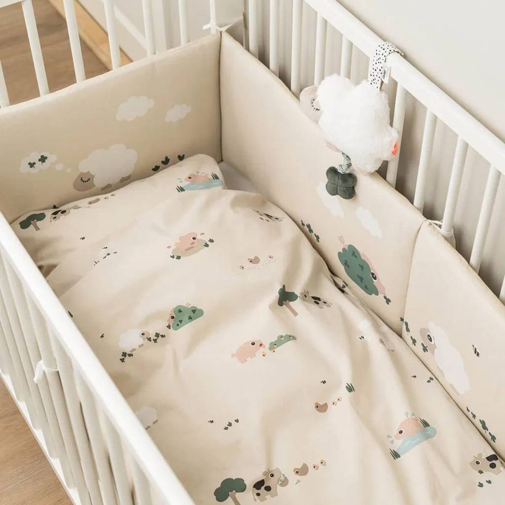 Padded Bed Bumper - Tiny Farm