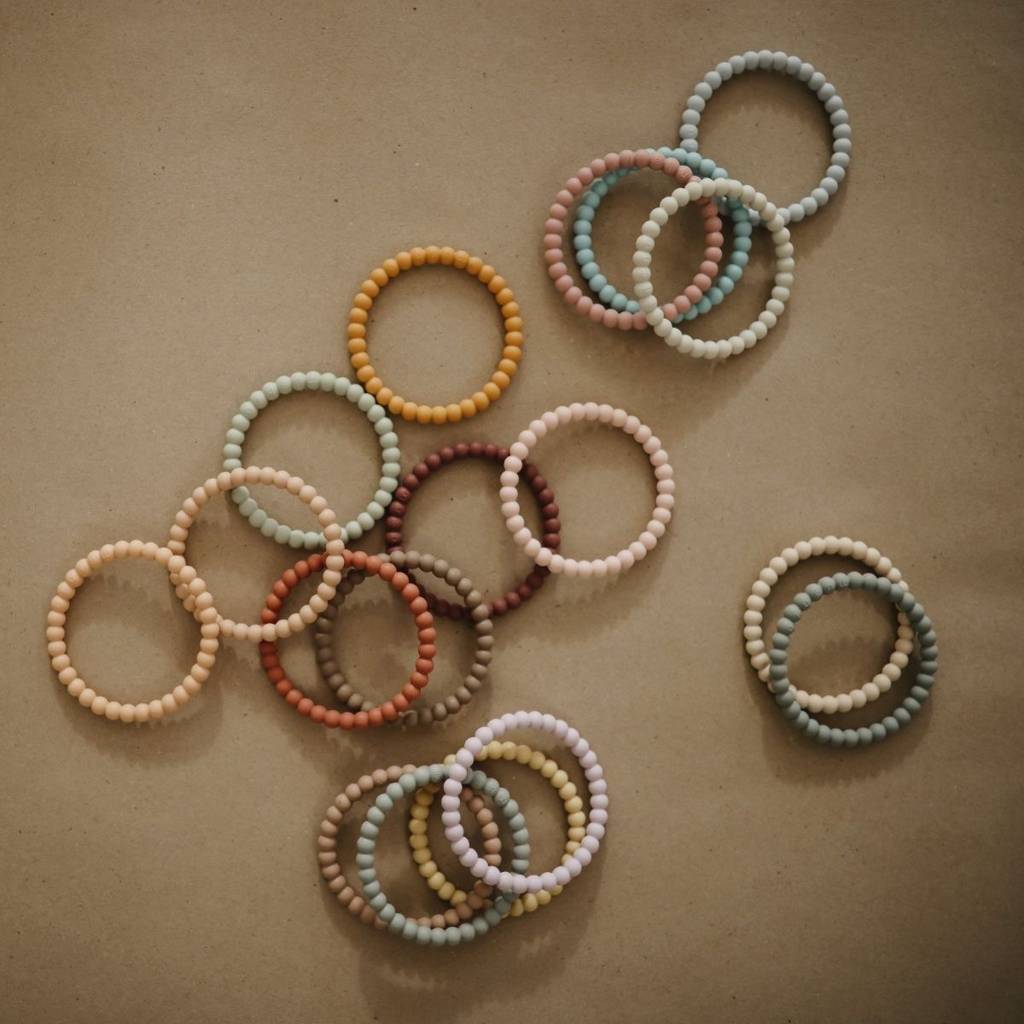 Silicone Pearl Teether Bracelet