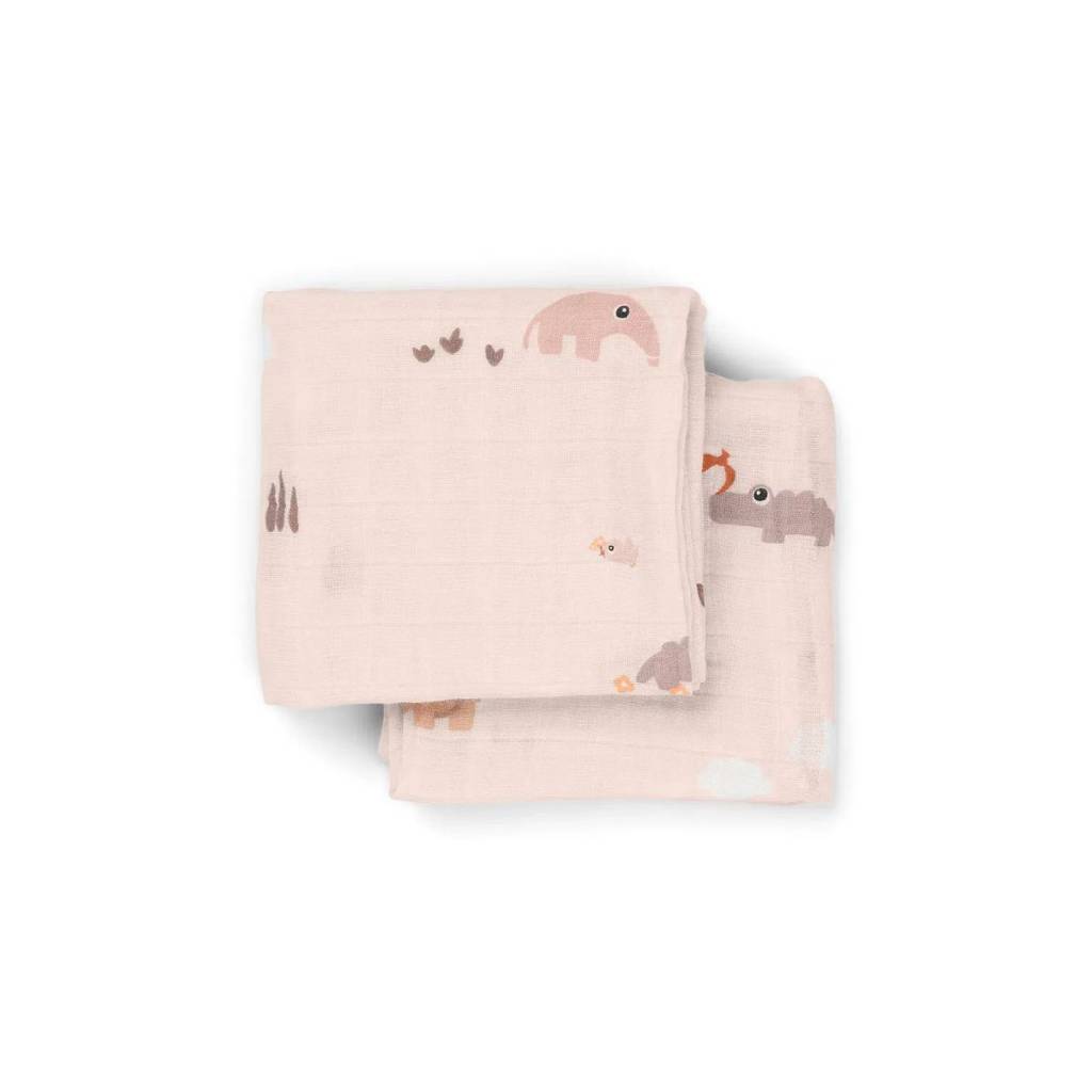 Burp Cloth (2) 65x65cm - Playground