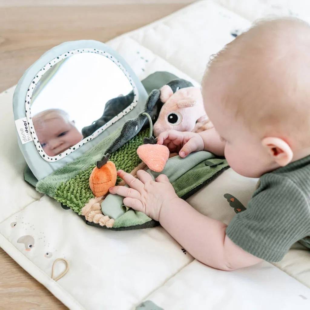 Tummy Time Sensory Mirror - Tiny Farm