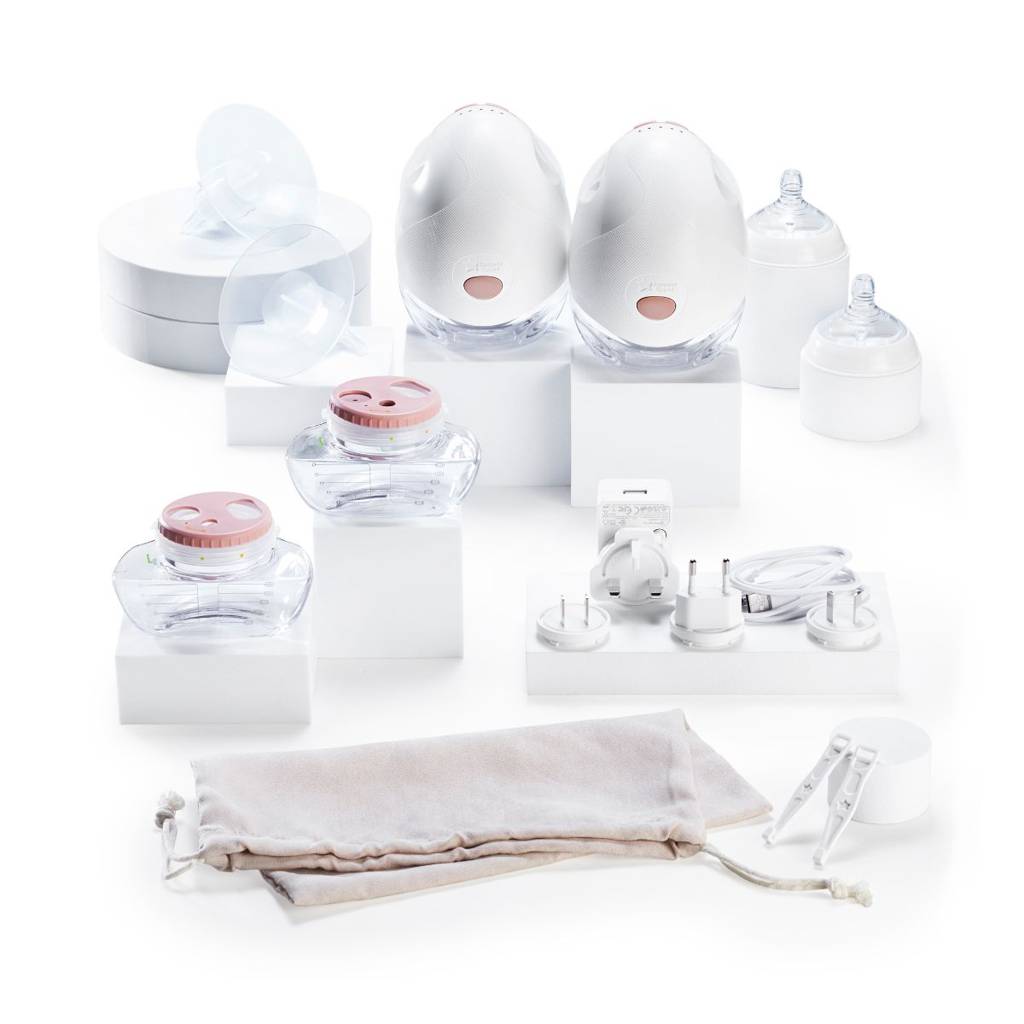 Tvöföld brjóstapumpa rafmagns - Double Wearable Breast Pump