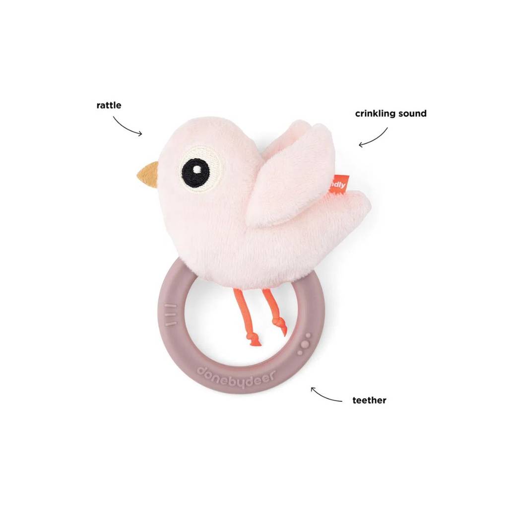 Sensory Rattle w/teether