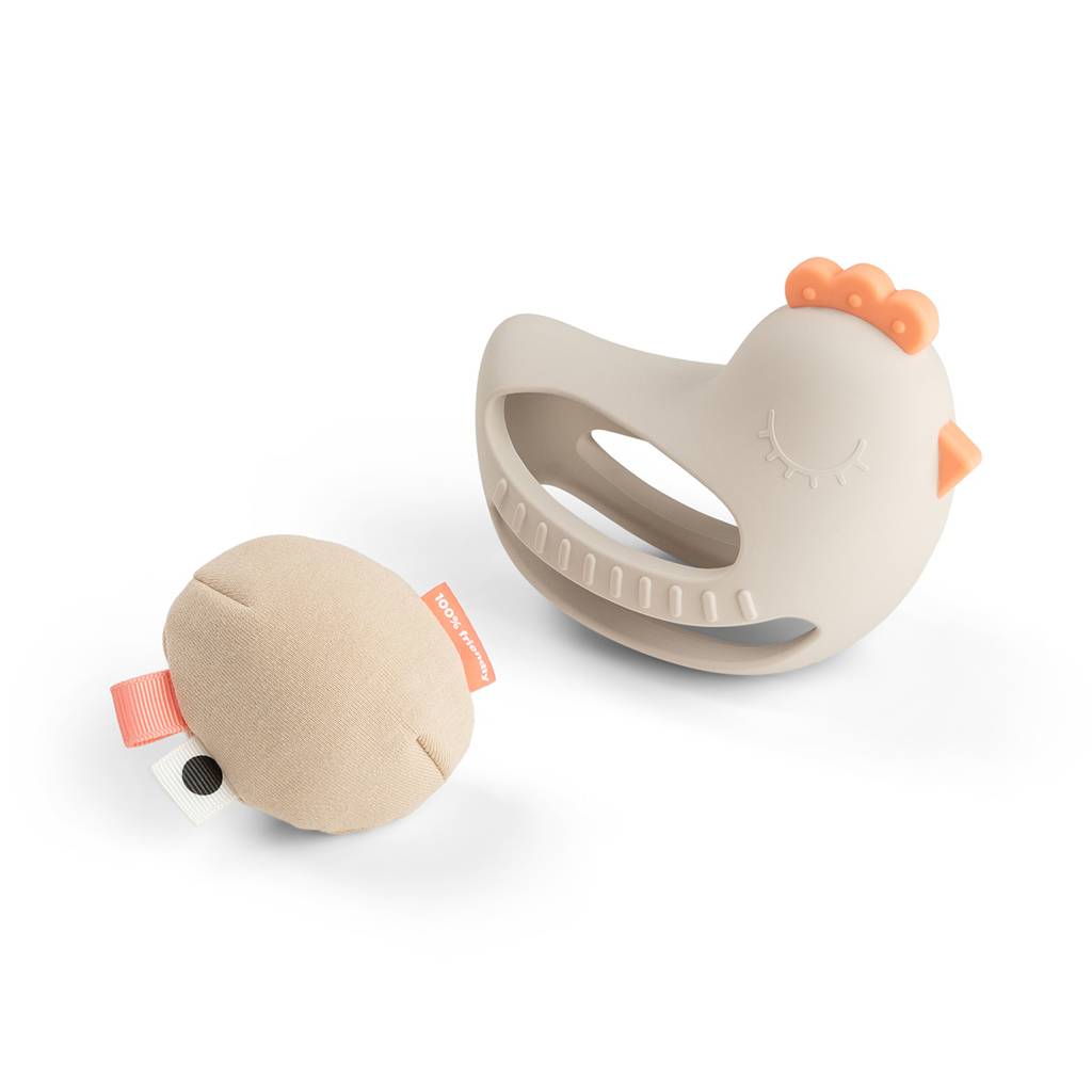 Grip & Teether - Rattle Clucky