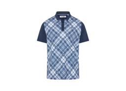 50’S Block madras plaid polo
