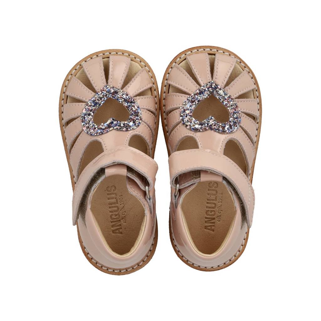 Heart Sandal Glitter/Velcro
