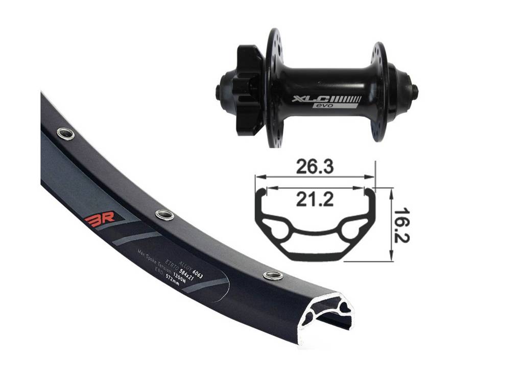 Gjörð fram 26" Disc QR