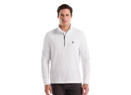 Mixed media 1/4 zip pullover